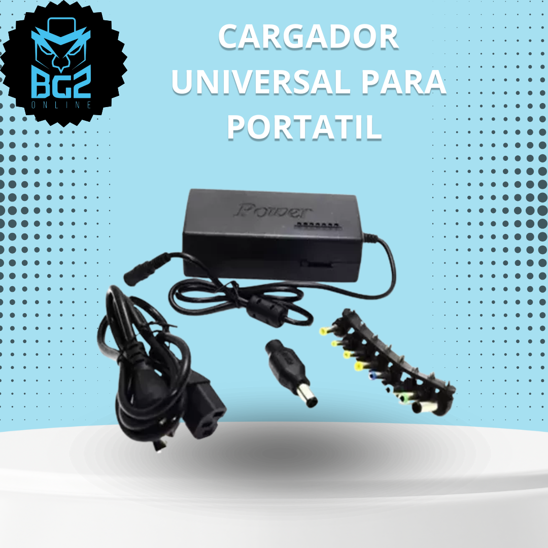 CARGADOR UNIVERSAL PARA PORTATIL 9 PUNTA